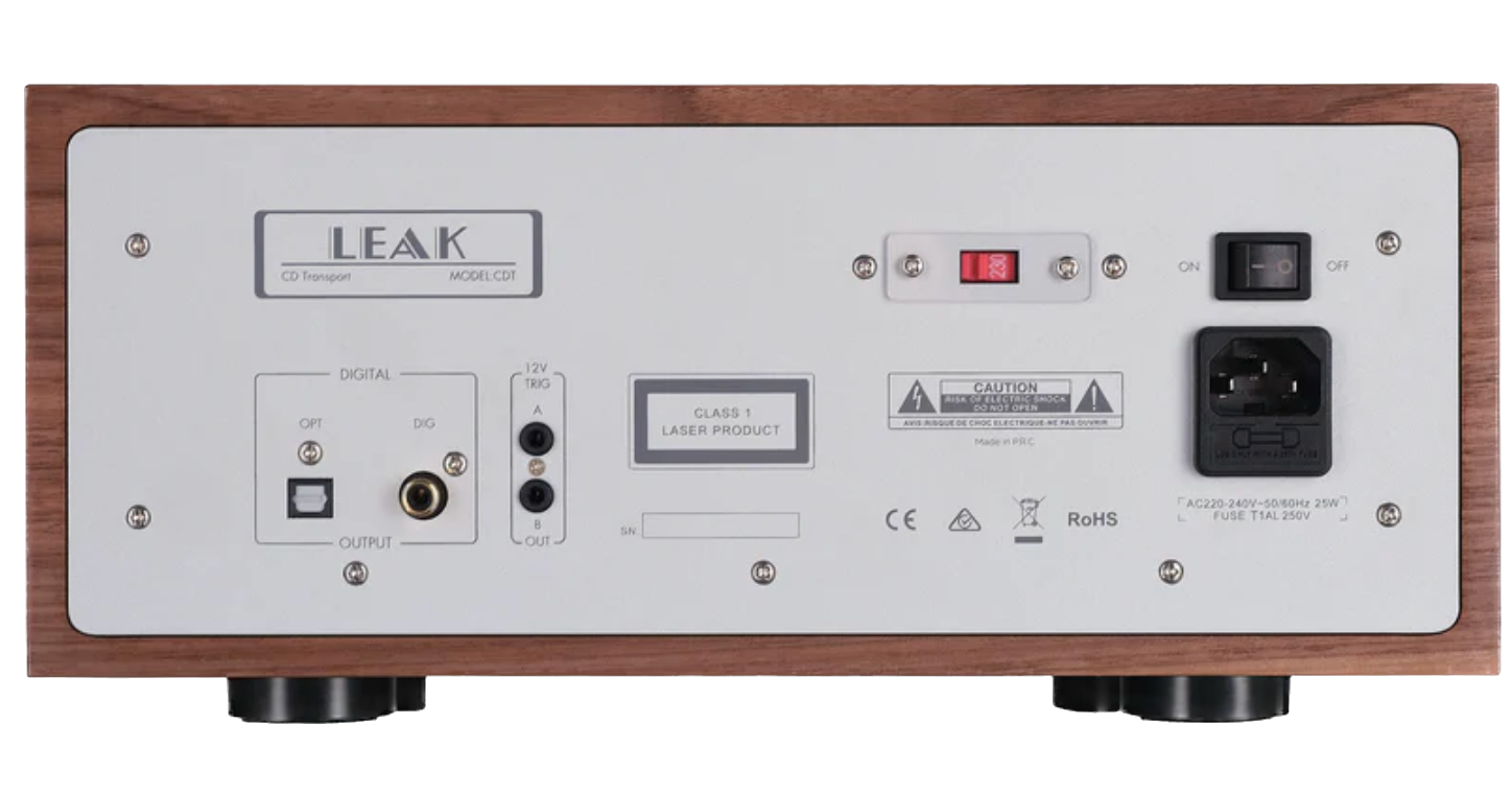 LEAK CDT CD Transport, back