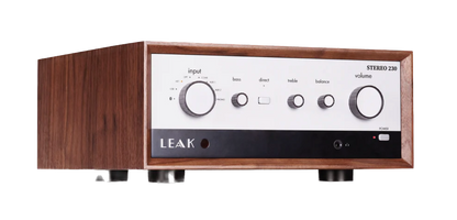 LEAK Audio Stereo 230 Integrated Amplifier, angled to the right