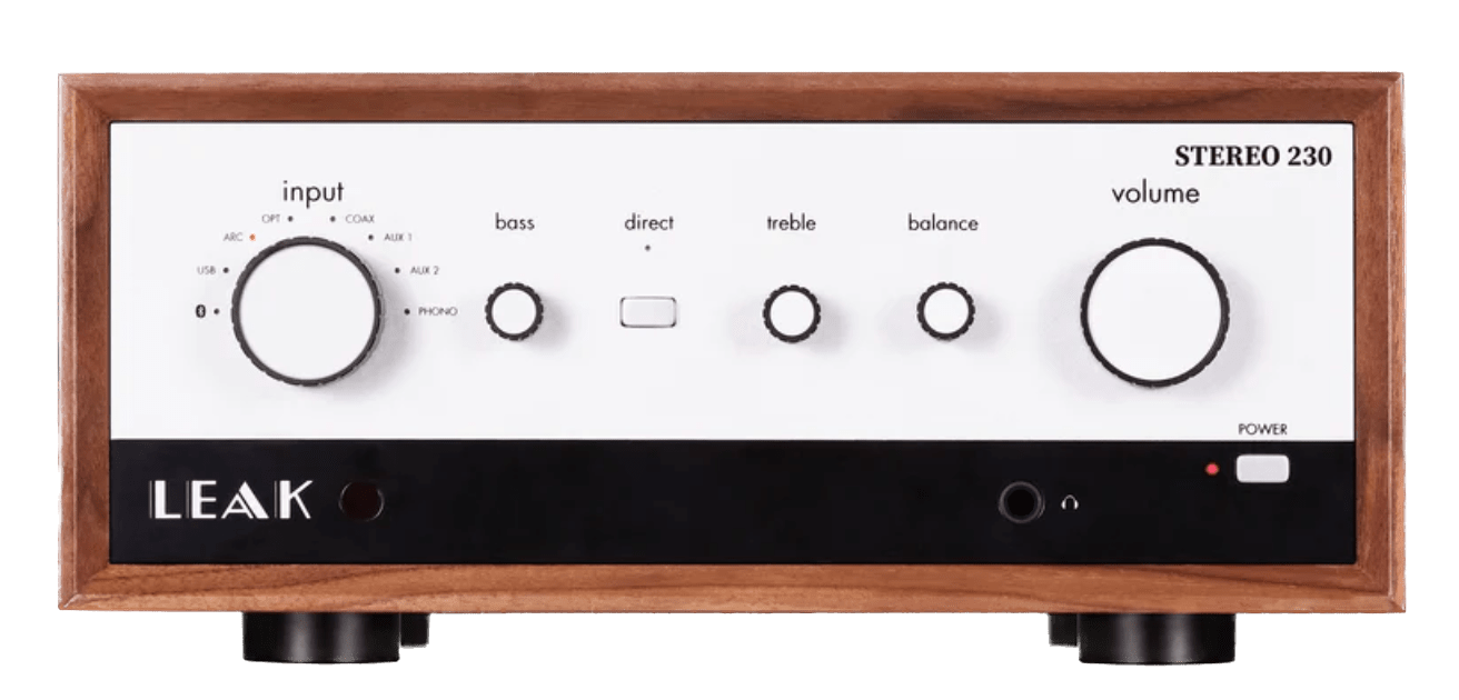 LEAK Audio Stereo 230 Integrated Amplifier, front