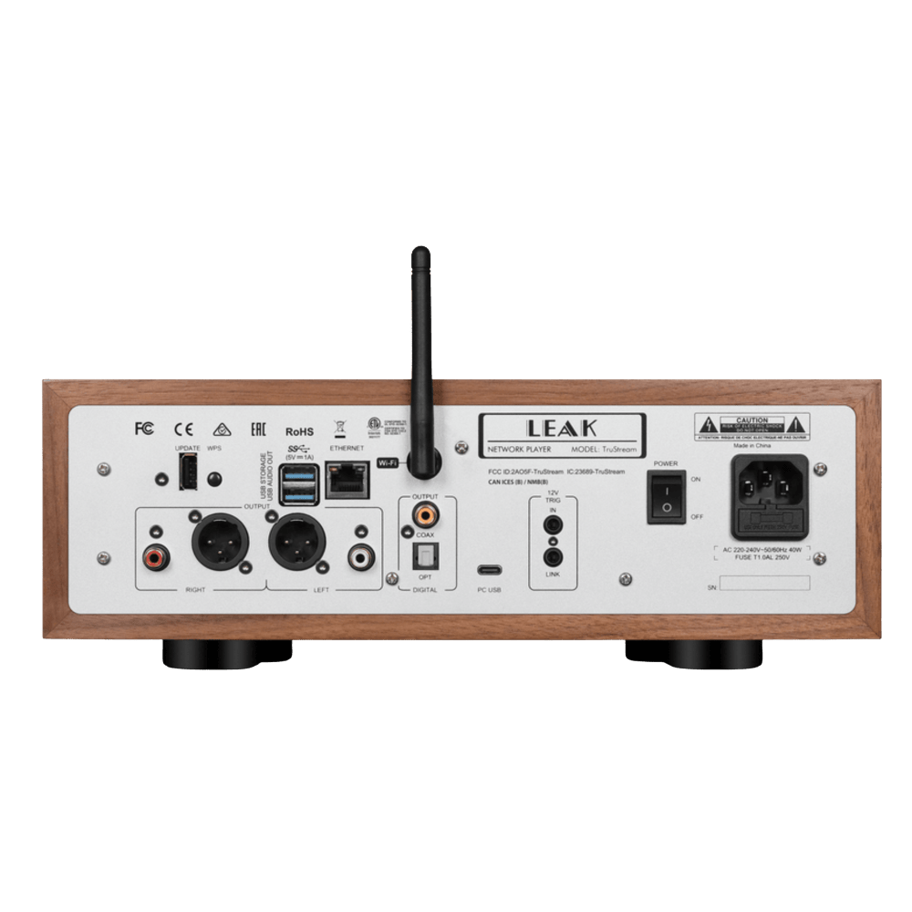 LEAK TruStream Audio Streamer,back of unit