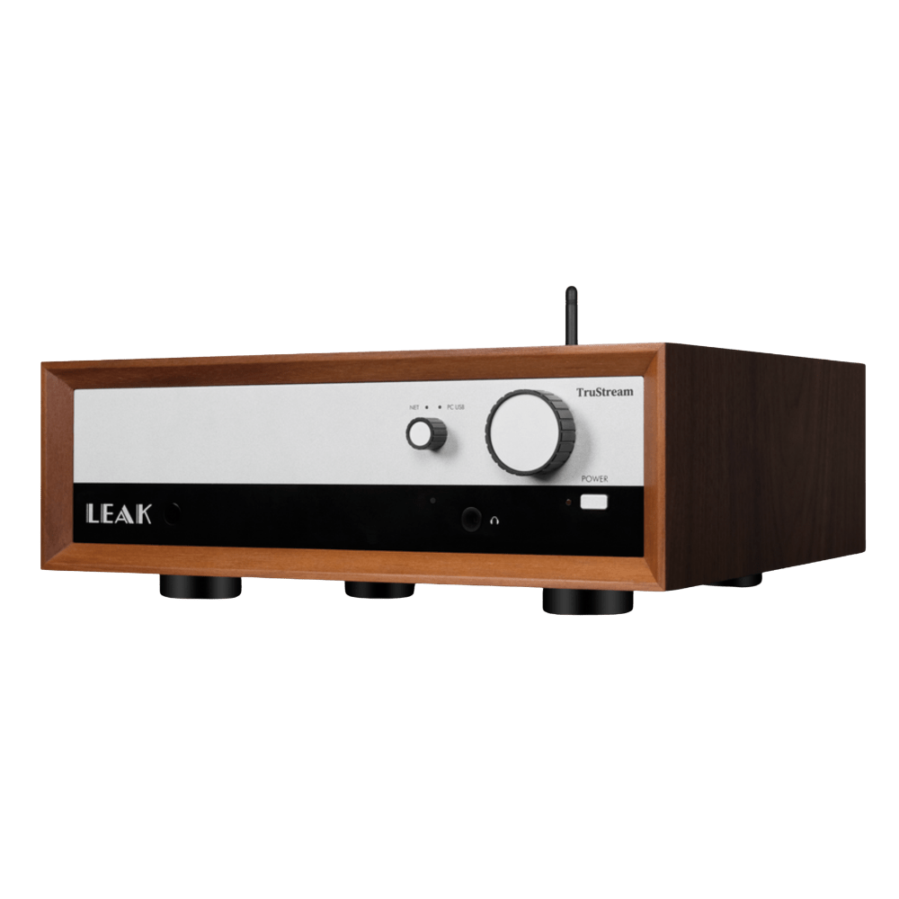 LEAK TruStream Audio Streamer, angled to the left