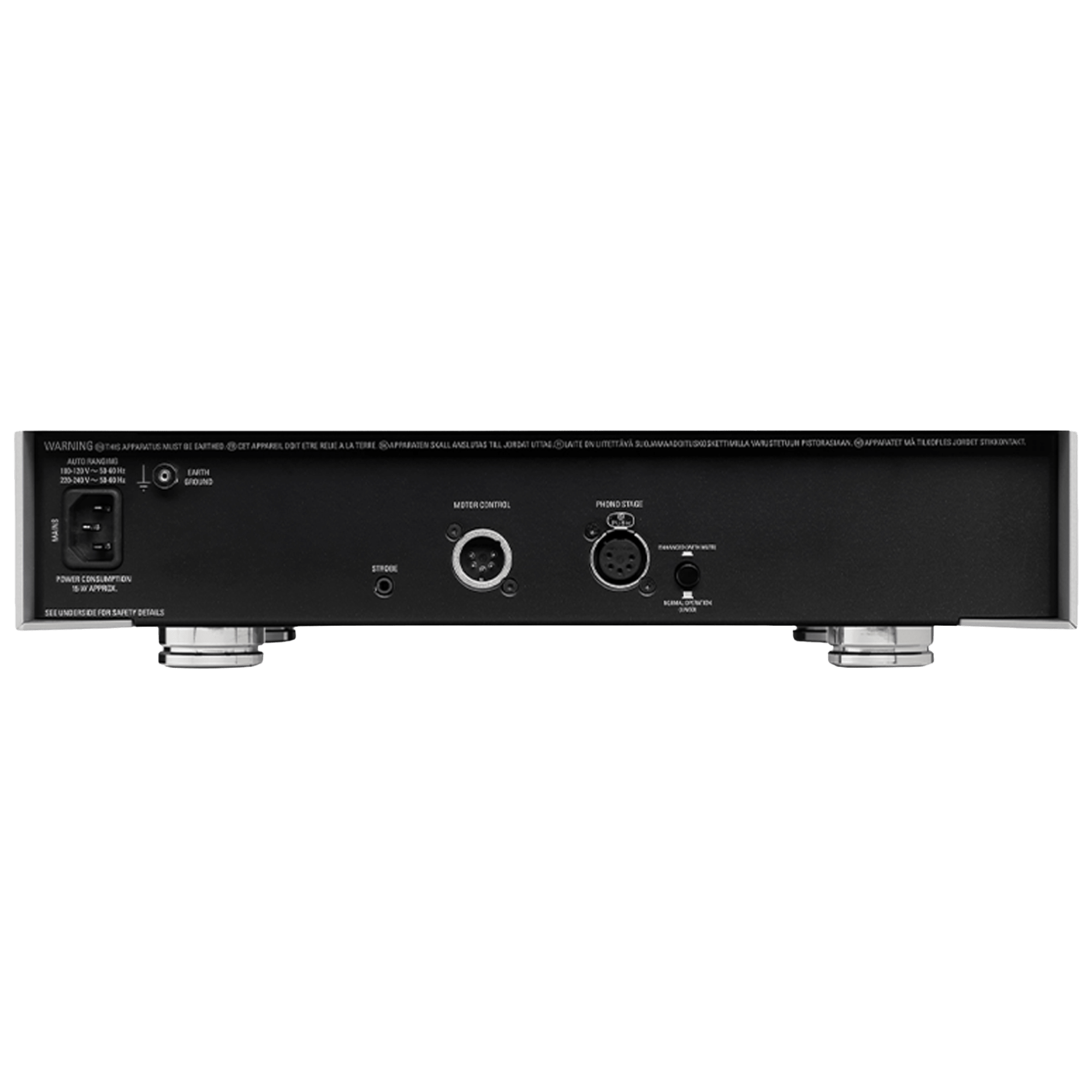 Linn Standard Radikal LP12 Power Supply, rear of unit