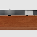 Linn Majik LP12 Turntable in Cherry, profile