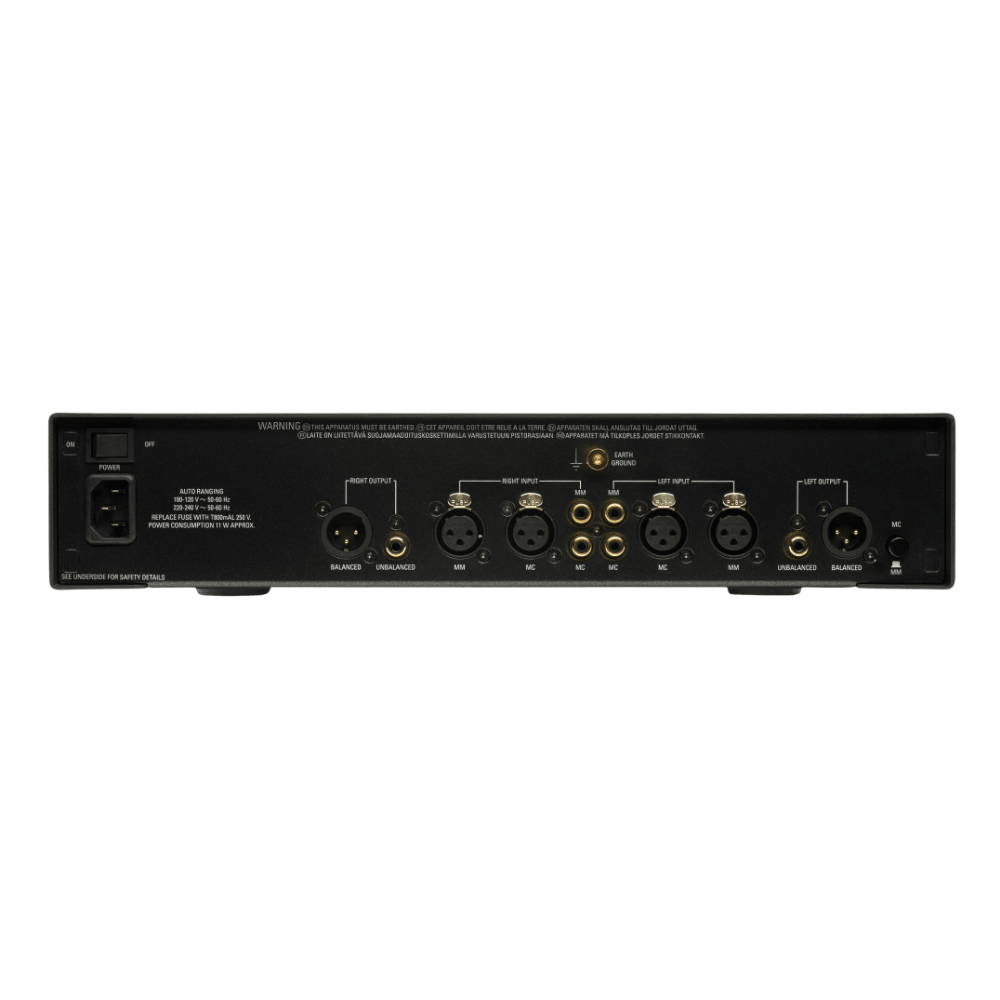 Linn Uphorik Universal Phono Stage, rear of unit