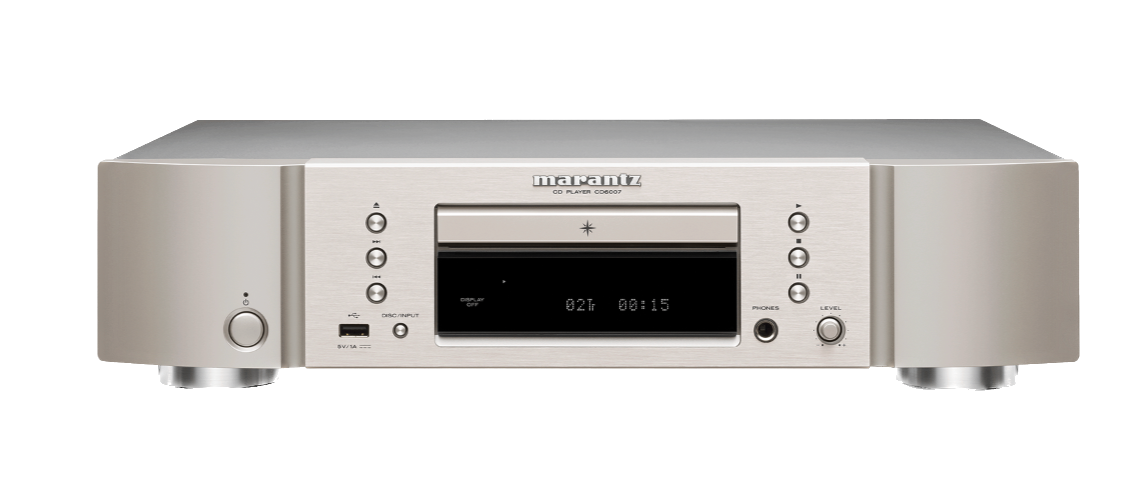 Marantz CD6007 CD Player in Silver, front