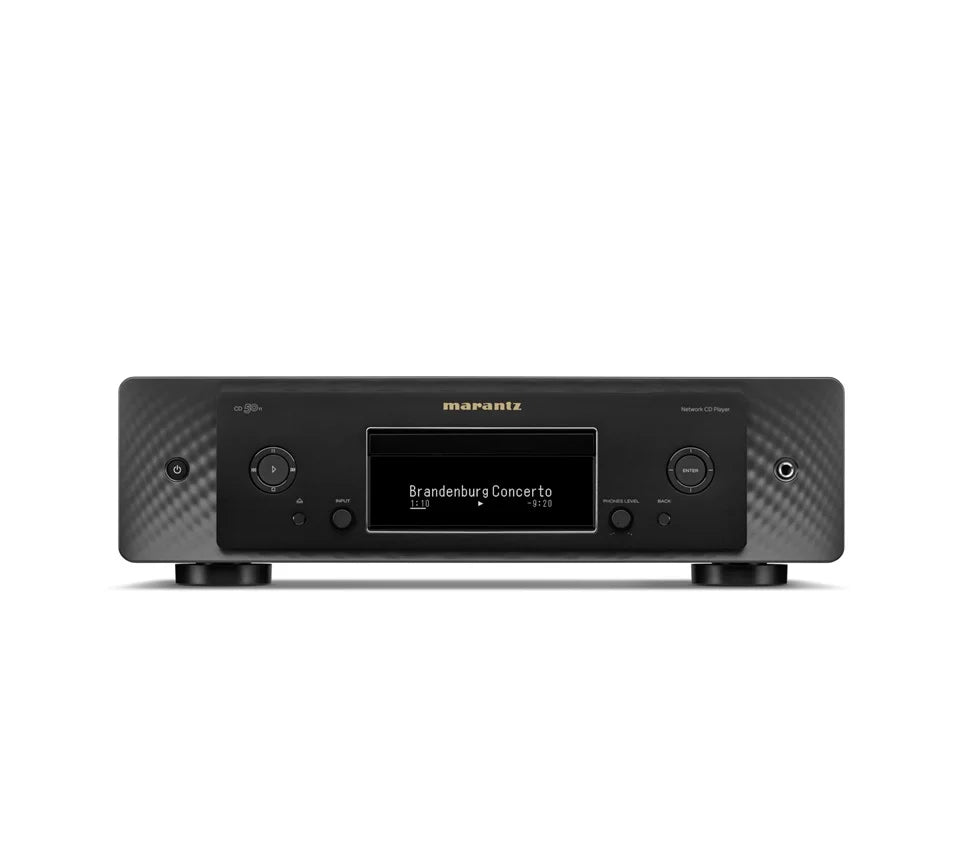 Marantz CD50N in black.  Front view