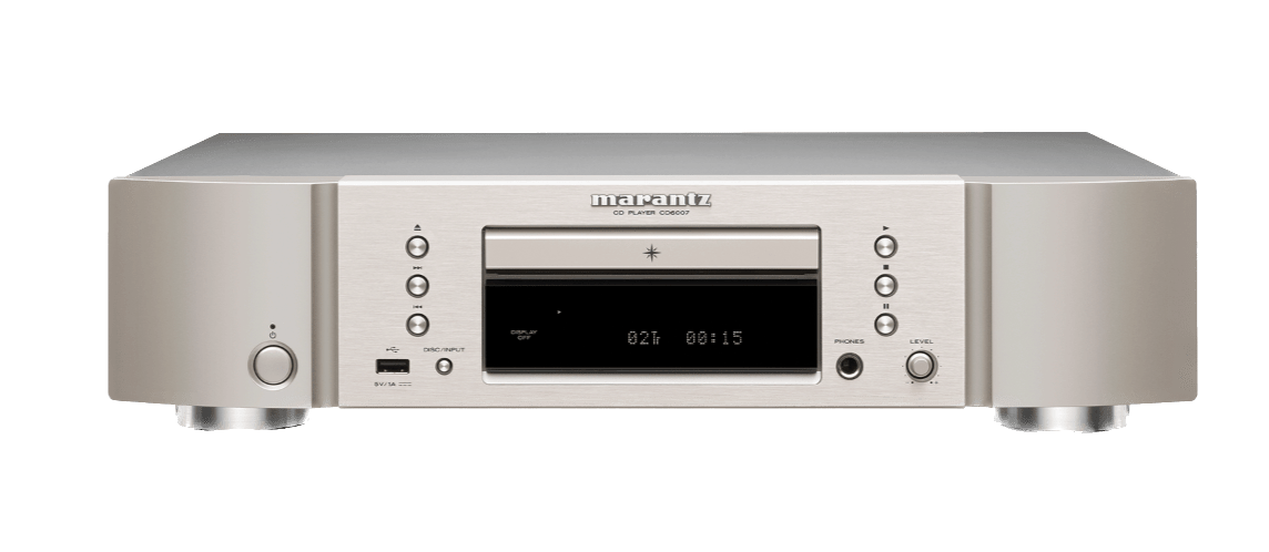 Marantz CD6007 CD Player in Silver, front