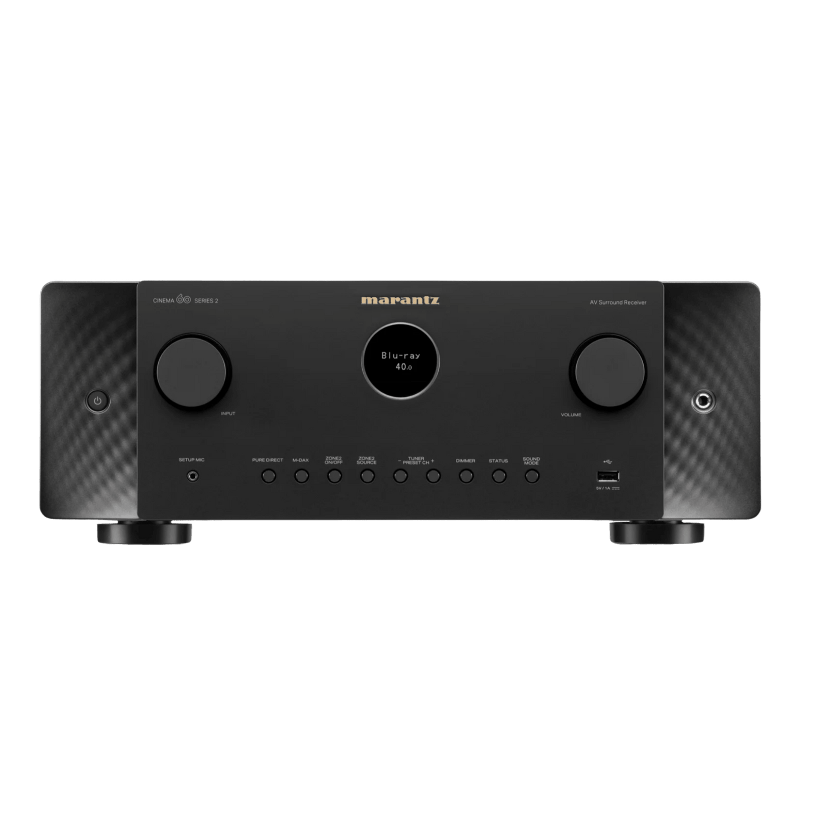  Marantz Cinema 60 Series 2 AV Receiver in Black, front