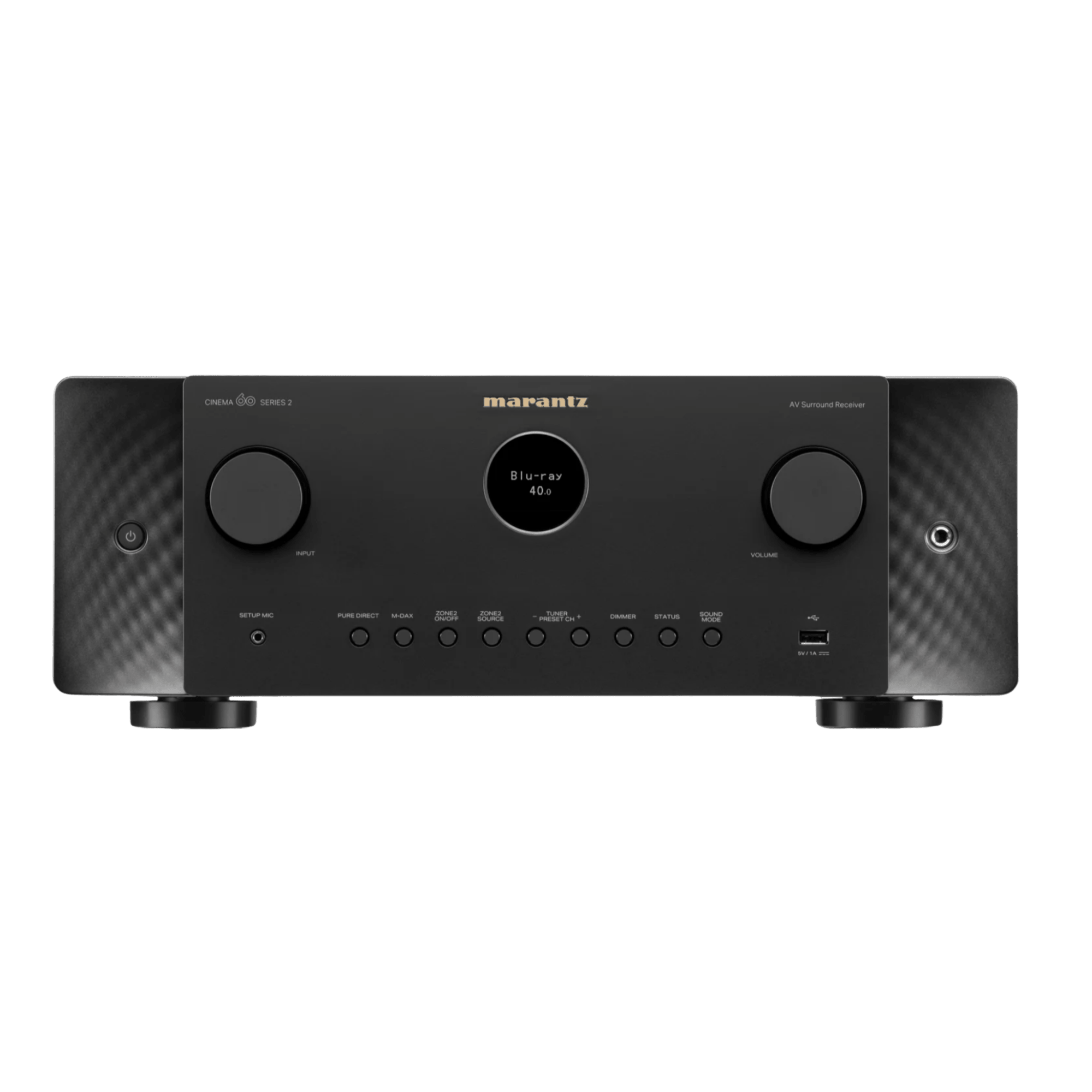  Marantz Cinema 60 Series 2 AV Receiver in Black, front
