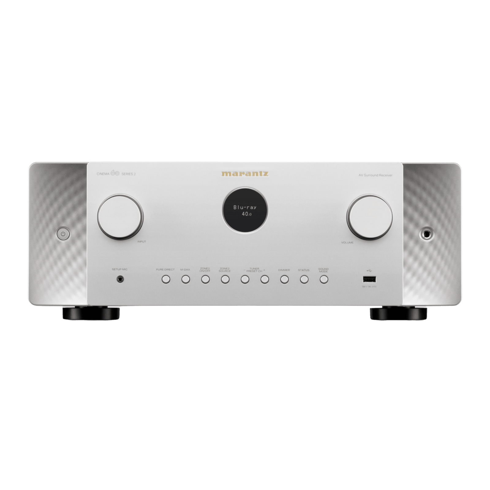  Marantz Cinema 60 Series 2 AV Receiver in Silver, front