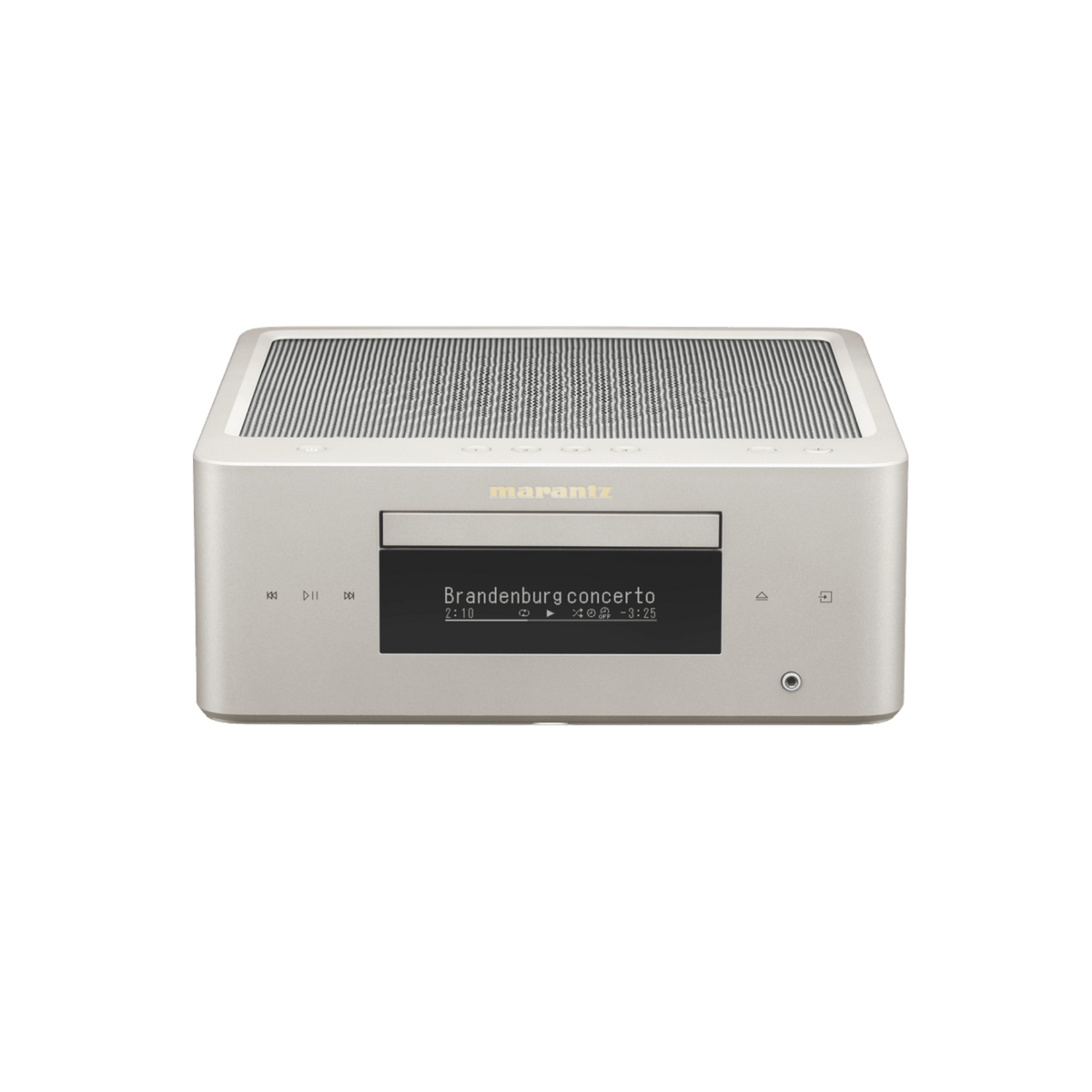 Marantz MCR 60n DAB in Champagne Gold, front and top