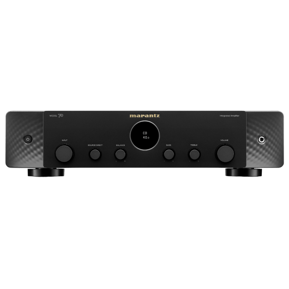 Marantz Model 70 Integrated Amplifier in Black, front