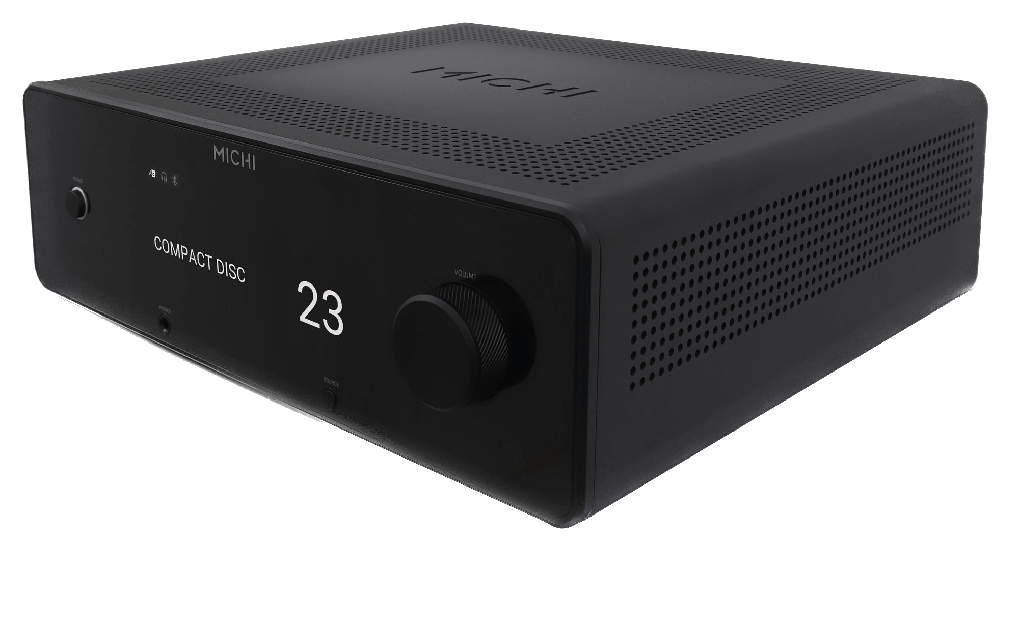 Michi Prestige X430 Stereo Integrated Amplifer, angled