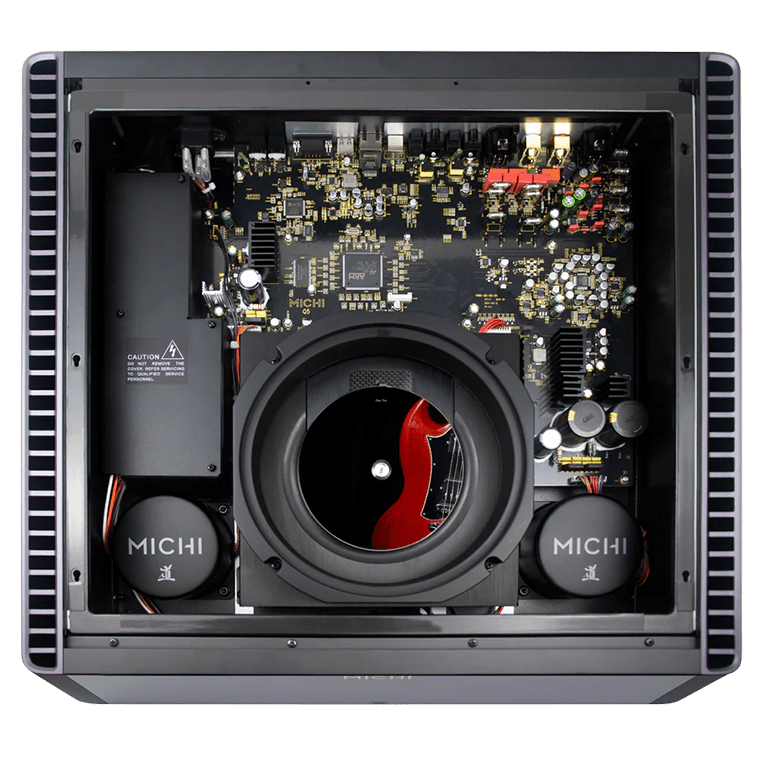 Michi Q5 Transport DAC, view inside the unit