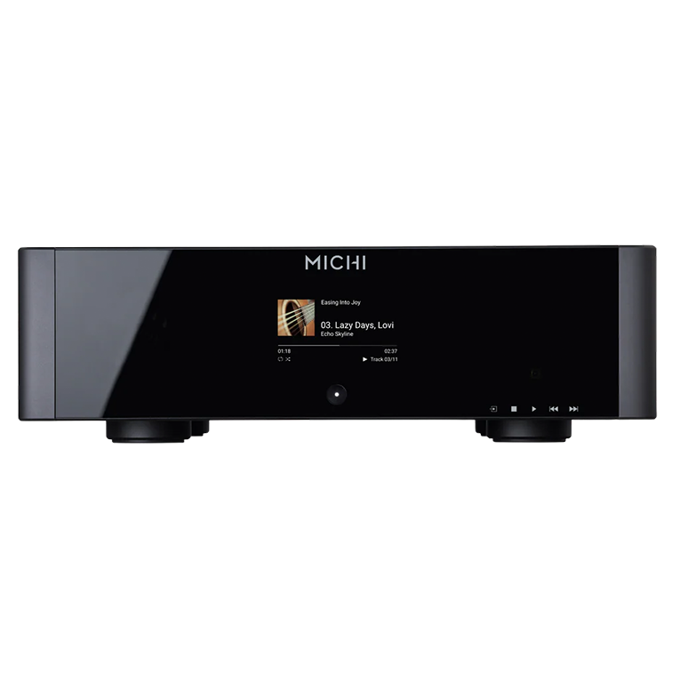 Michi Q5 Transport DAC, front of unit