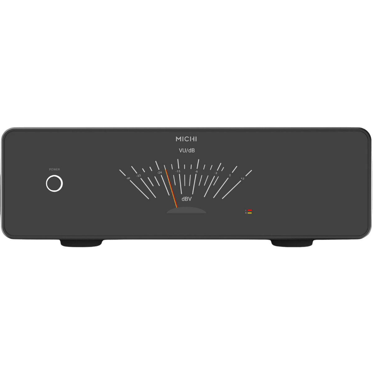 Michi S430 Stereo Power Amplifier, front