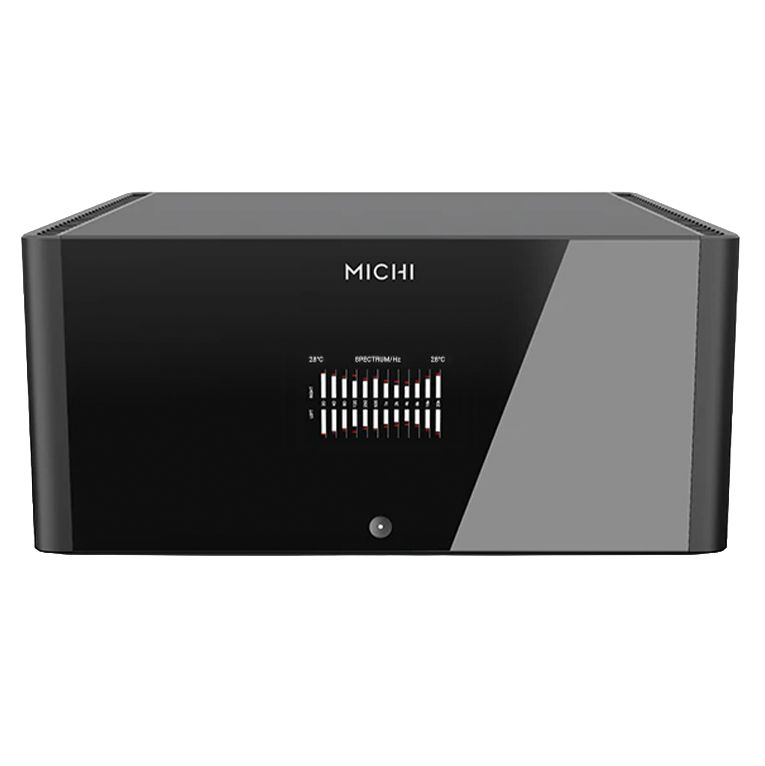 Michi S5 Stereo Power Amplifier, front