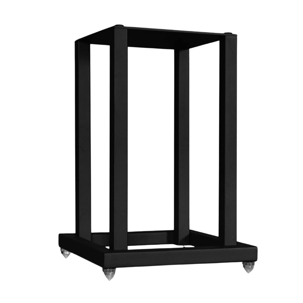 Mission 700 Speaker Stands. Individual stand angled to the right