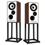 Mission 700 Speakers in Black Oak with StandsBookshelf SpeakersMissionVinyl Revival