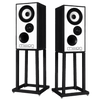 Mission 700 Speakers in Black Oak with StandsBookshelf SpeakersMissionVinyl Revival