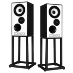 Mission 700 Speakers in Black Oak with StandsBookshelf SpeakersMissionVinyl Revival