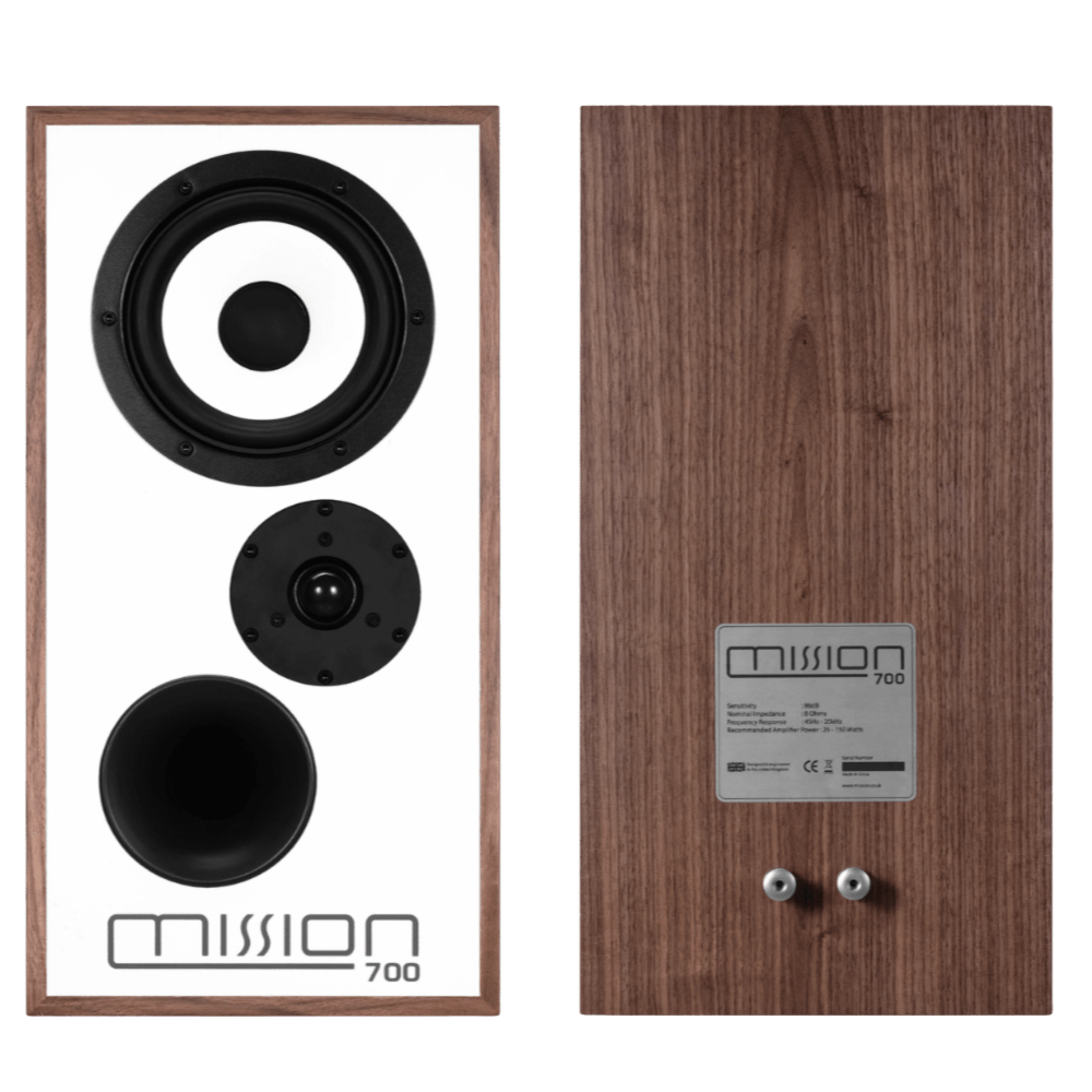 Mission 700 Speakers in WalnutBookshelf SpeakersMissionVinyl Revival