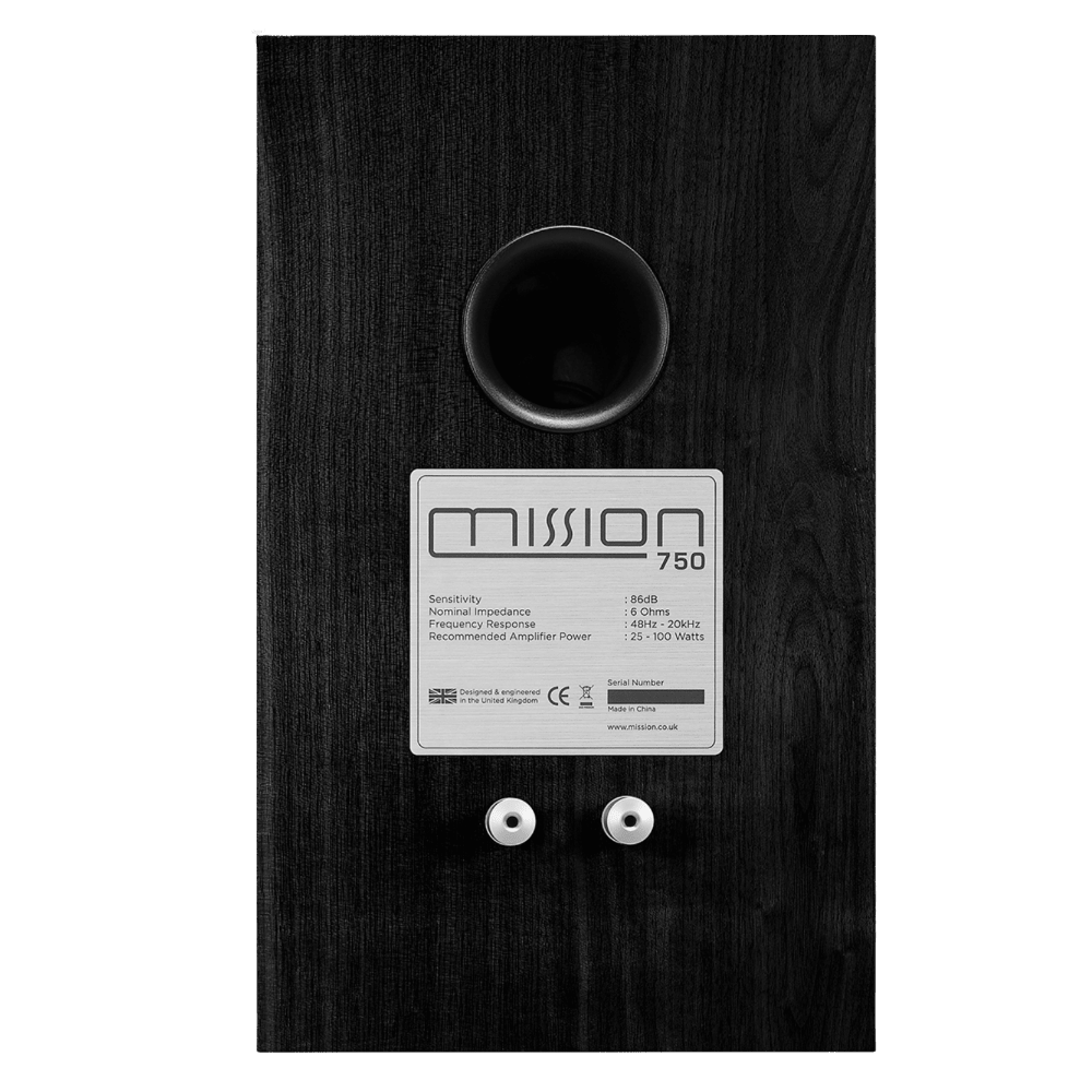 Mission 750 Speakers in Black OakBookshelf SpeakersMissionVinyl Revival