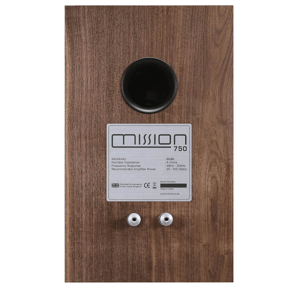 Mission 750 Speakers in WalnutBookshelf SpeakersMissionVinyl Revival