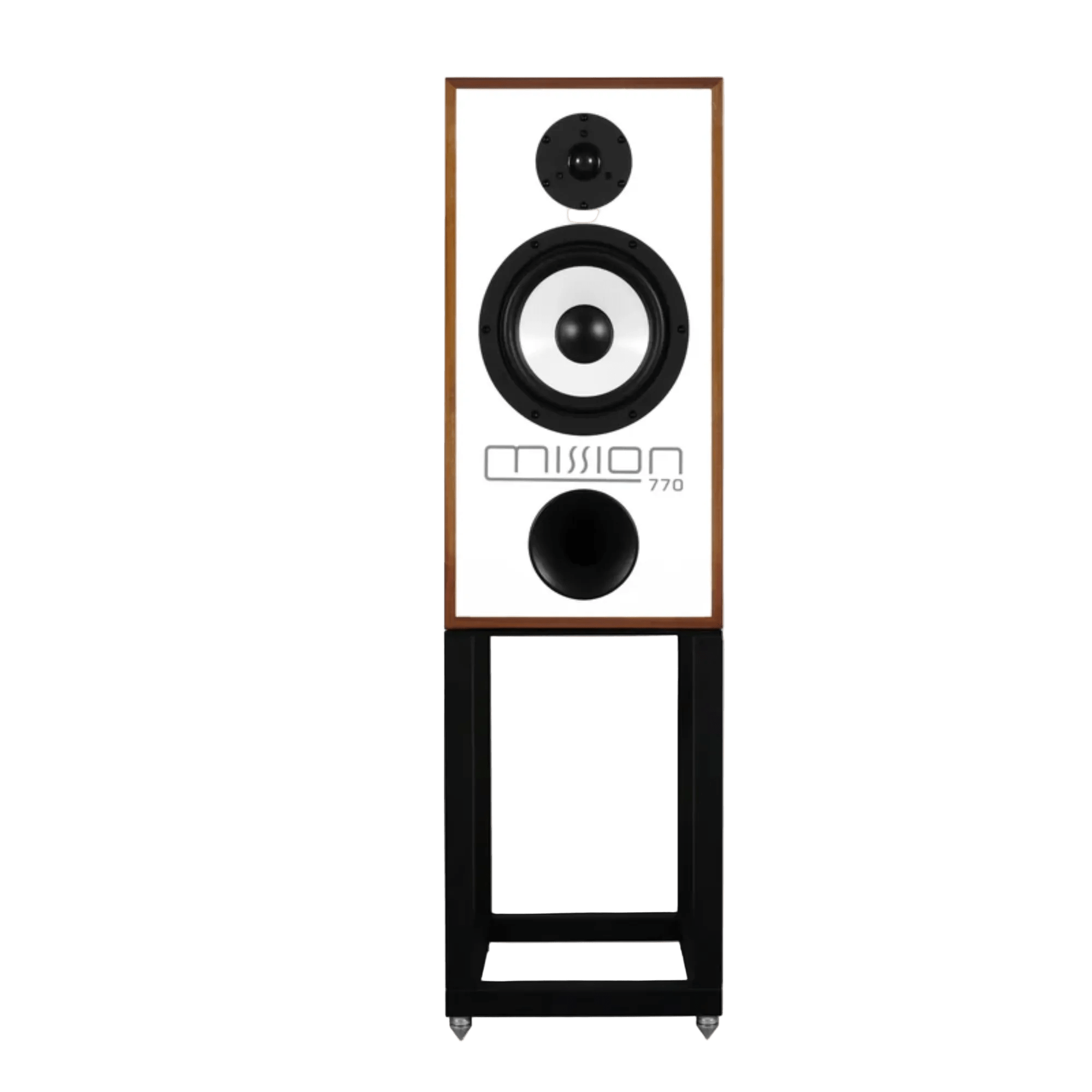 Mission 770 Speakers in Walnut with StandsBookshelf SpeakersMissionVinyl Revival