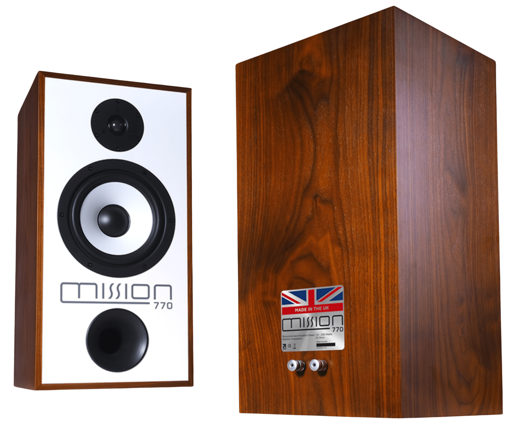 Mission 770 Speakers in Walnut with StandsBookshelf SpeakersMissionVinyl Revival
