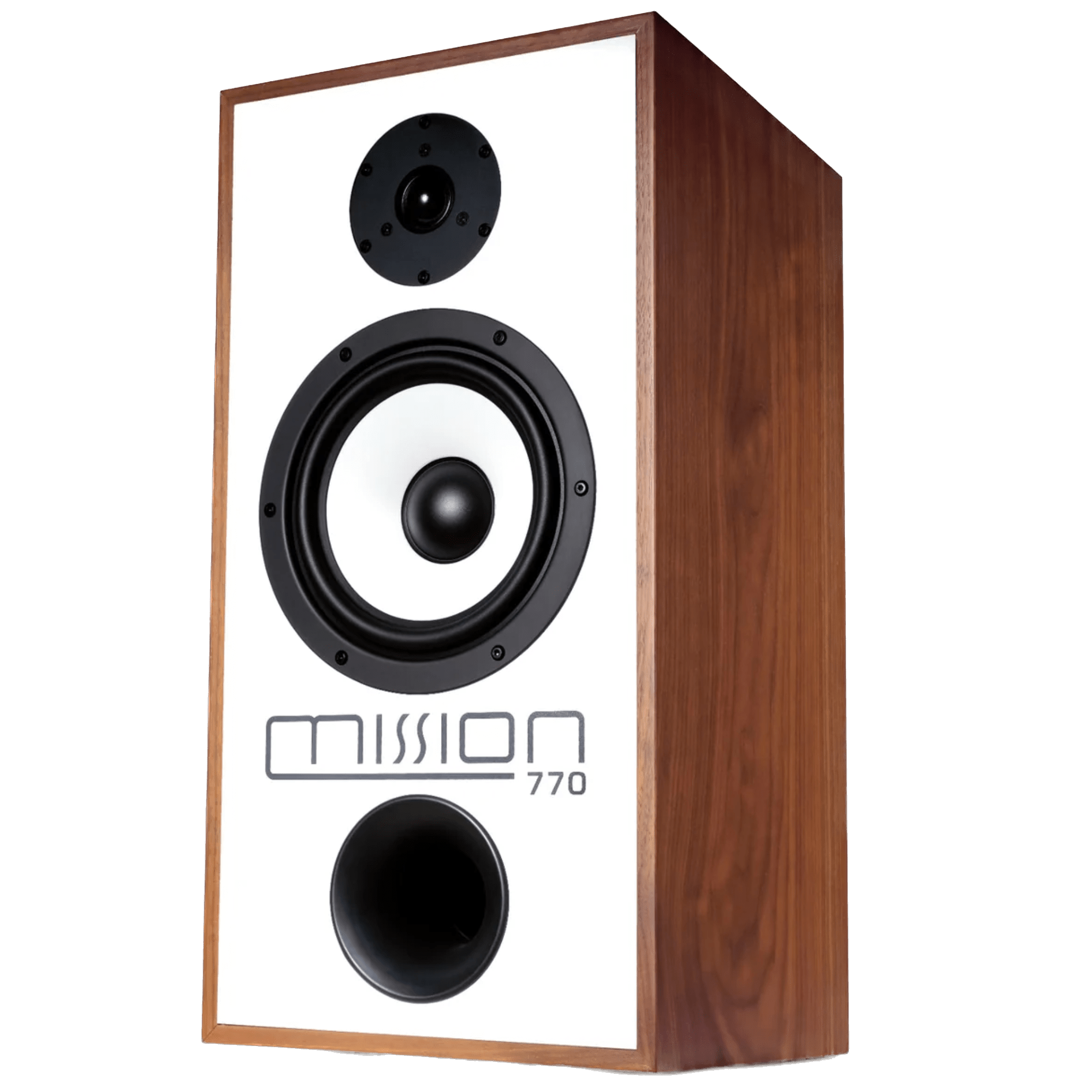 Mission 770 Speakers in Walnut with StandsBookshelf SpeakersMissionVinyl Revival