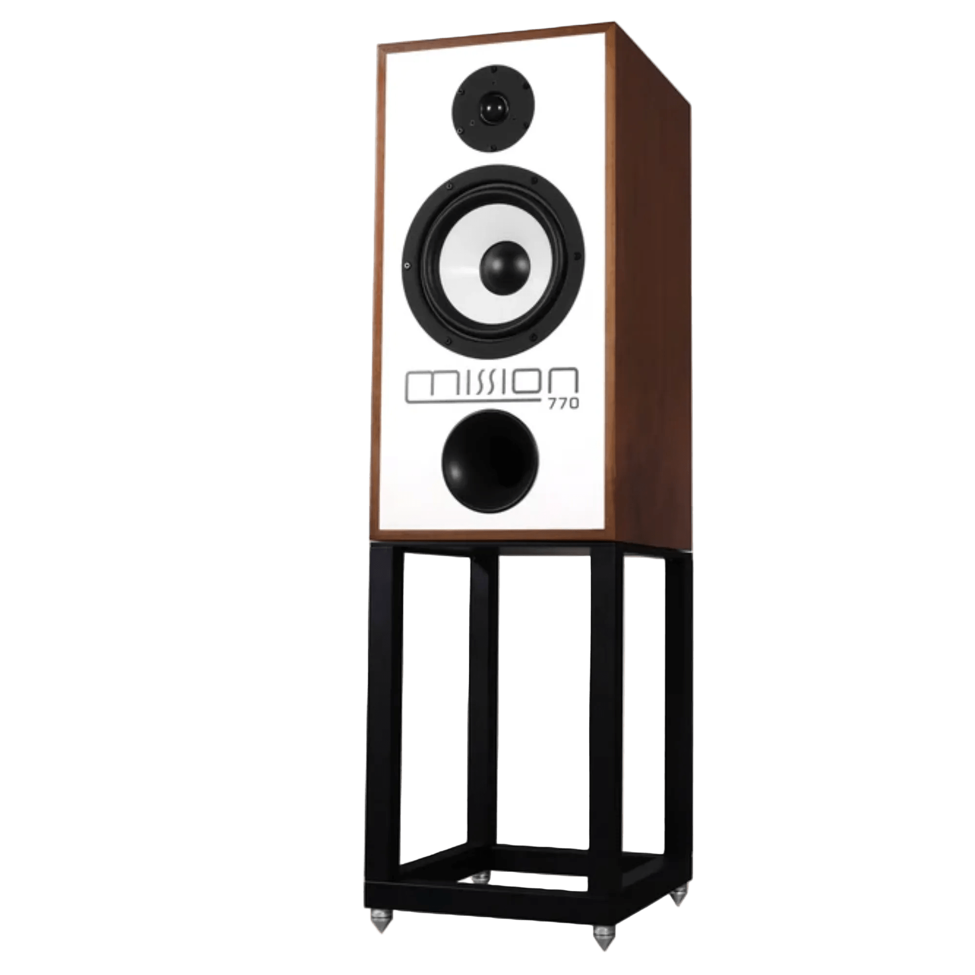 Mission 770 Speakers in Walnut with StandsBookshelf SpeakersMissionVinyl Revival
