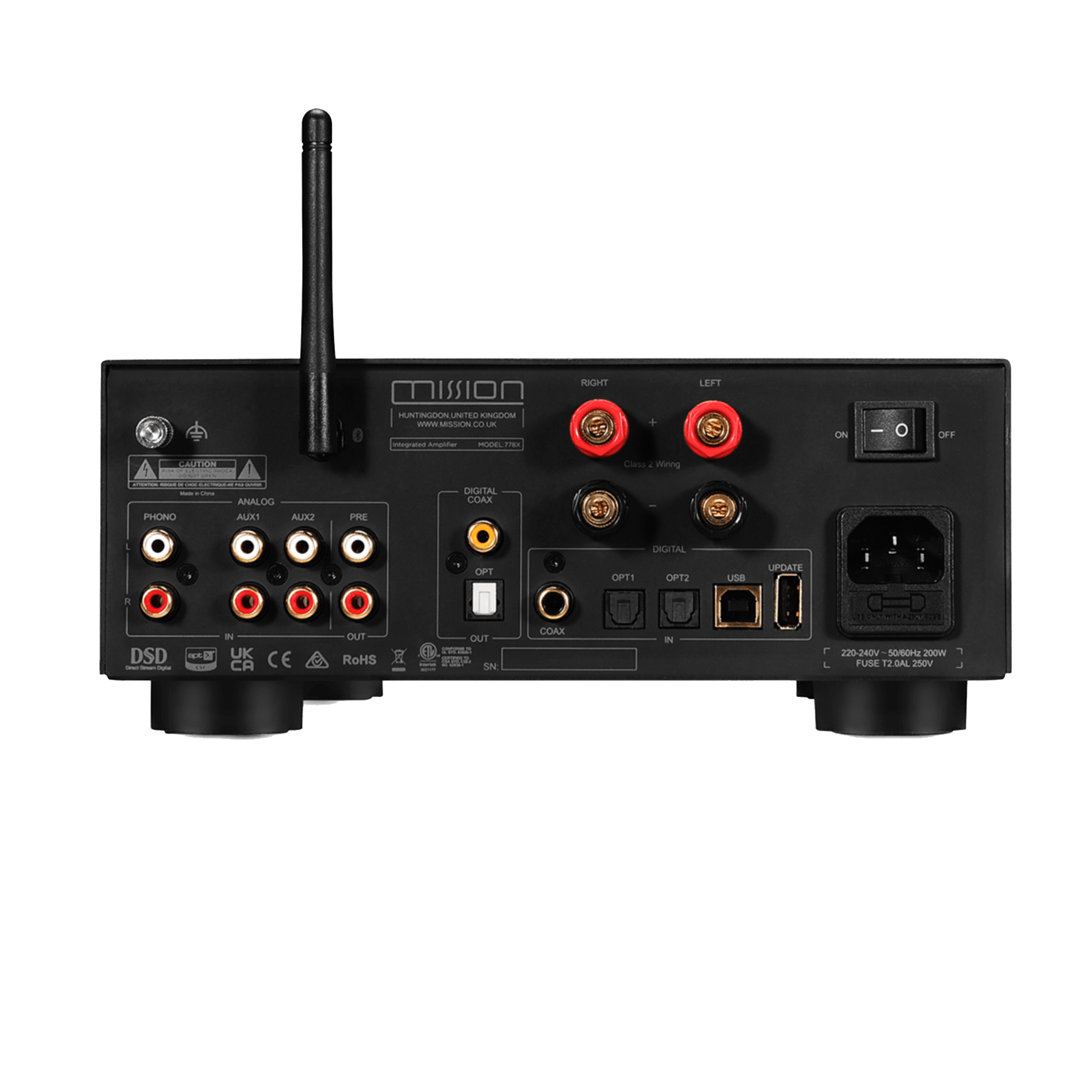 Mission 778X Integrated Amplifier in BlackIntegrated AmplifiersMissionVinyl Revival