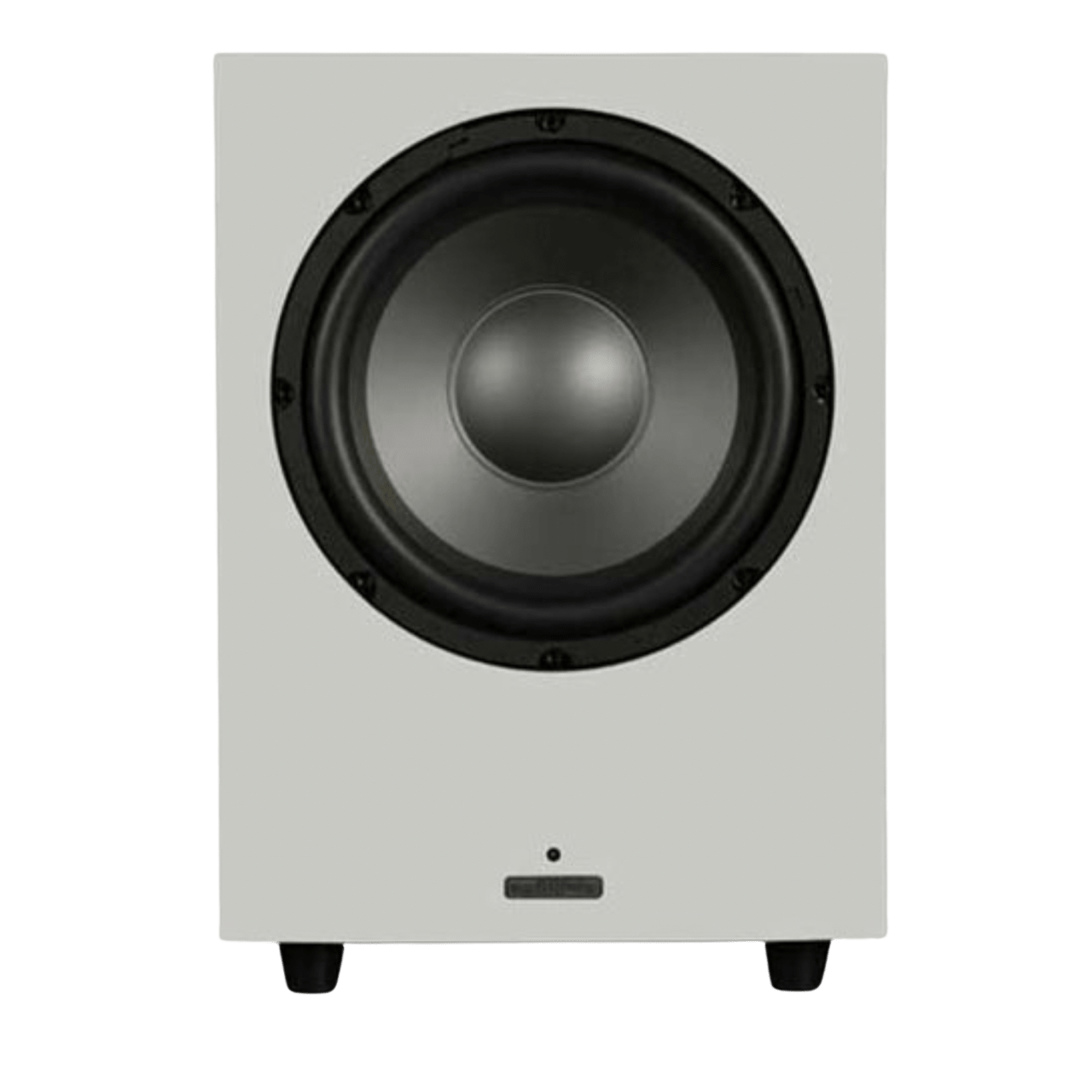 Mission LX-10SUB MKII Active Dynamic Drive IB Subwoofer in Lux White Matte, front