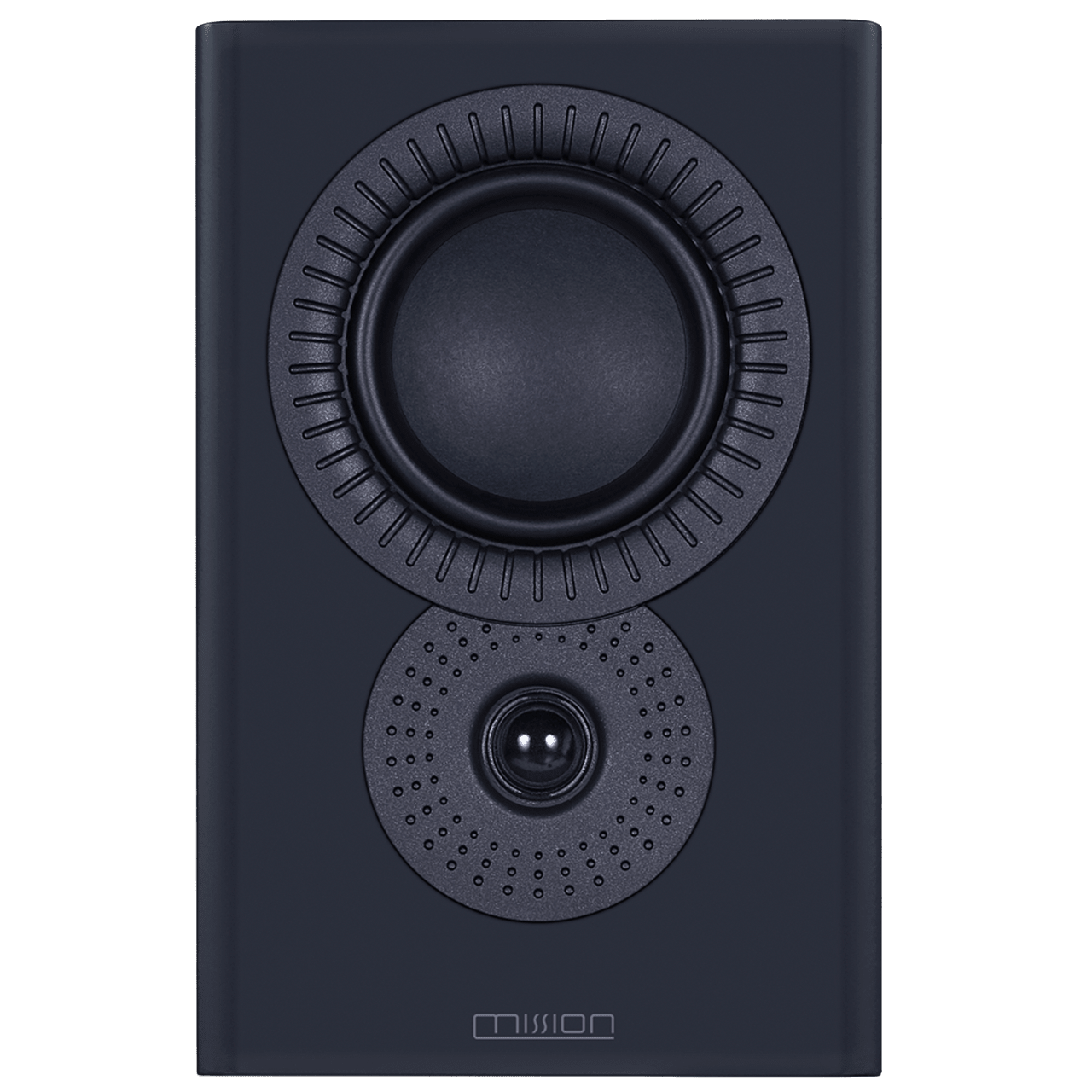 Mission LX-3 MKII Speakers in Lux Black Matte, front