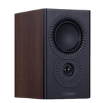 Mission LX1- MKII Speakers in Walnut, angled view