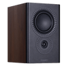  Mission LX-2 MK II Bookshelf Speakers in Walnut, angled image without grille