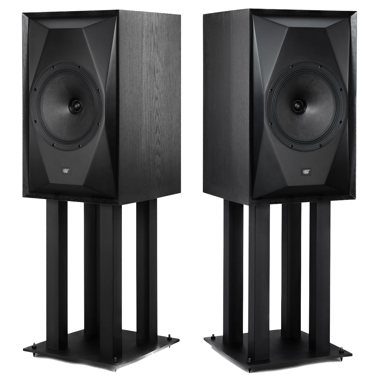 Mobile Fidelity SourcePoint 10 Master Edition Loudspeakers  in Satin Black Ash, pair, on SourcePoint 10 stands, sold Separately