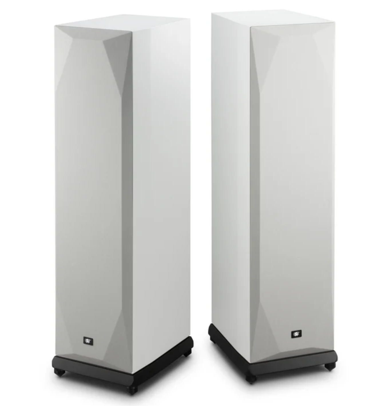 Mobile Fidelity SourcePoint 888 Floorstanding Speakers Pair in white, with grille.