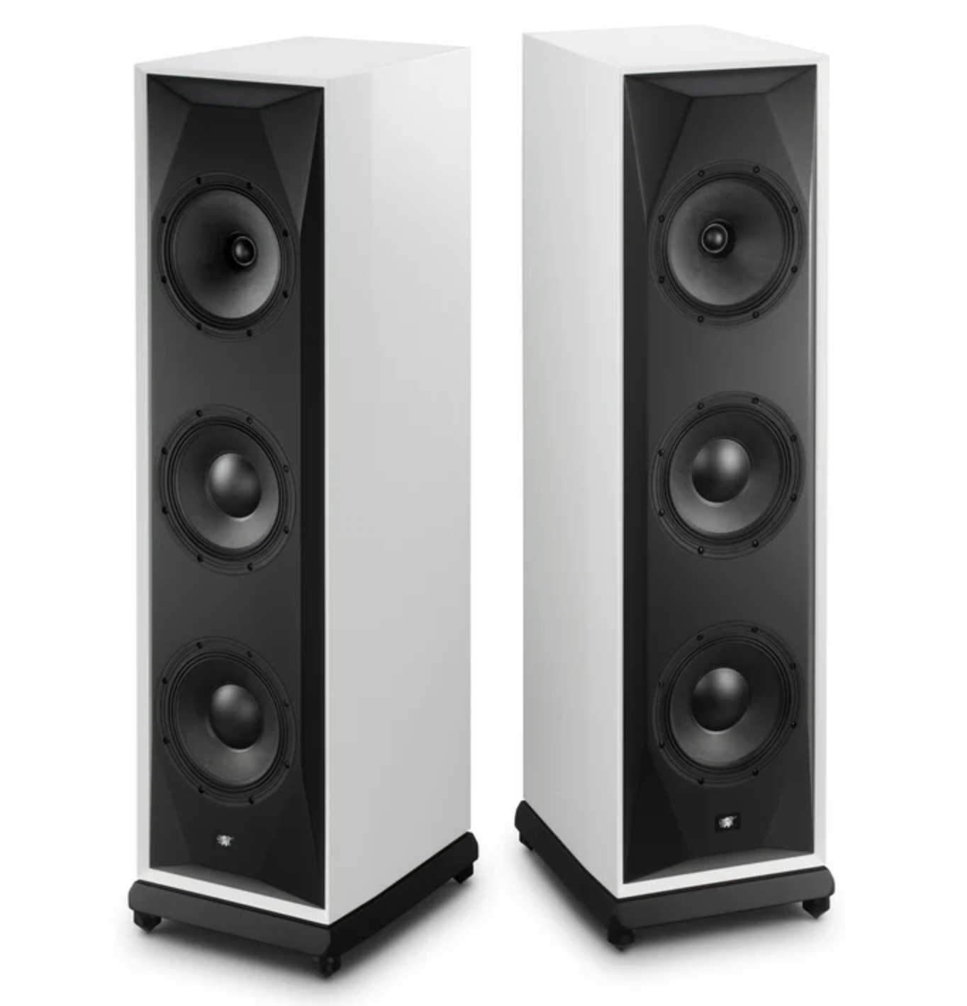 Mobile Fidelity SourcePoint 888 Floorstanding Speakers Pair in white without grille.