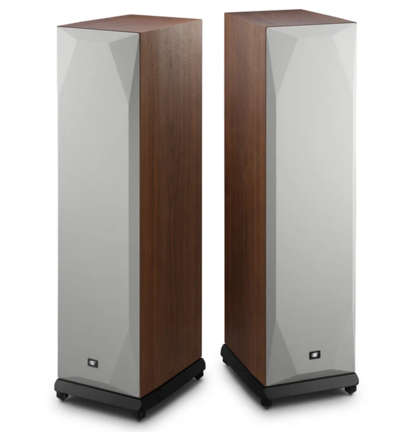 Mobile Fidelity SourcePoint 888 Floorstanding Speakers Pair in walnut with grille.