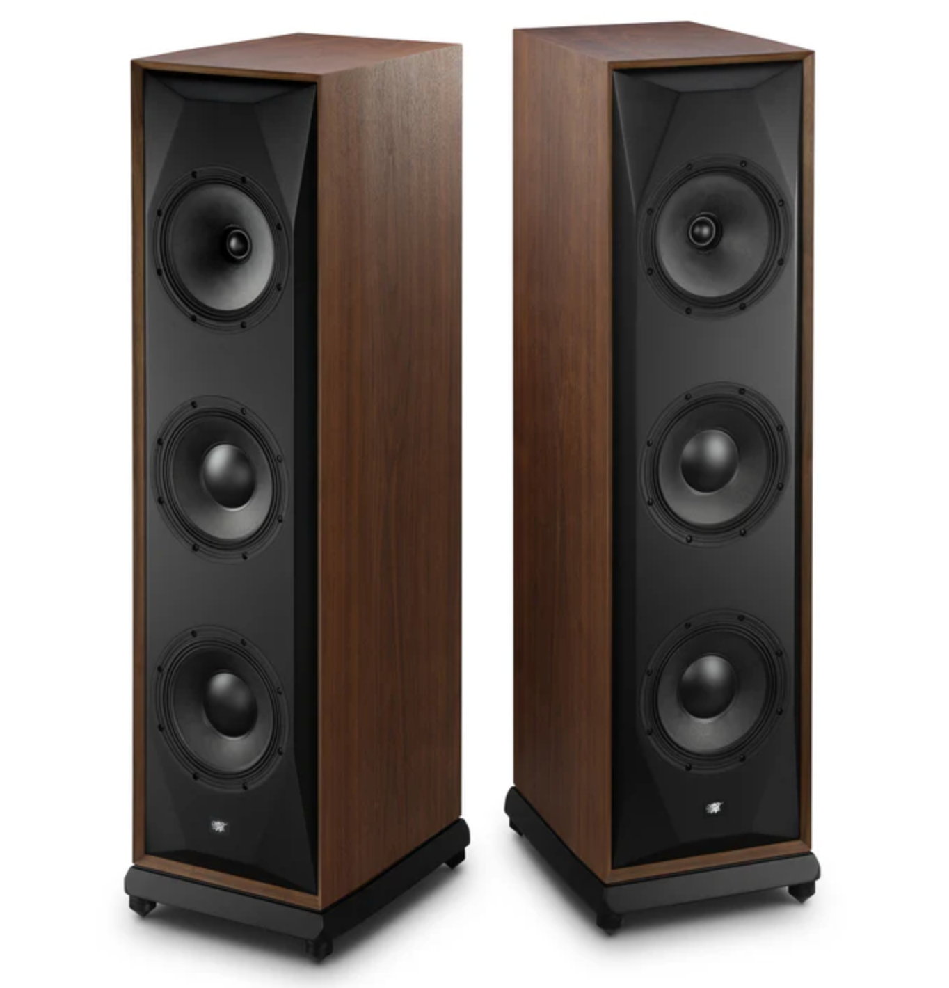 Mobile Fidelity SourcePoint 888 Floorstanding Speakers Pair in walnut without grille.