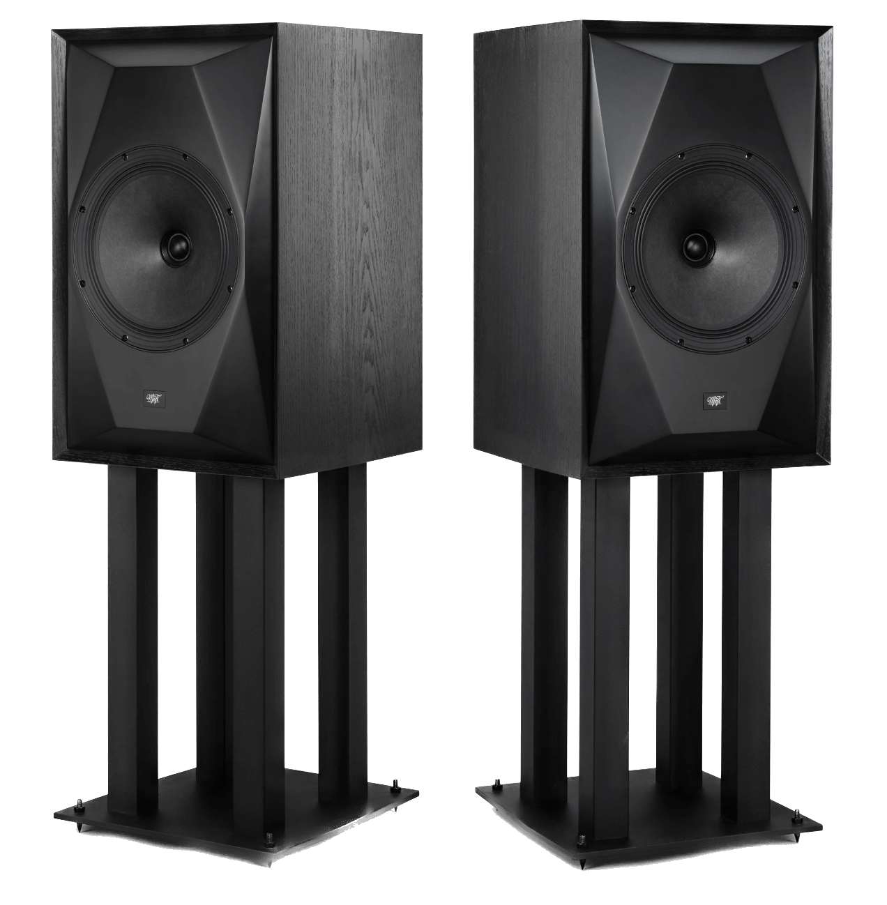 Mobile Fidelity SourcePoint 10 Master Edition Loudspeakers  in Satin Black Ash, pair, on SourcePoint 10 stands, sold Separately