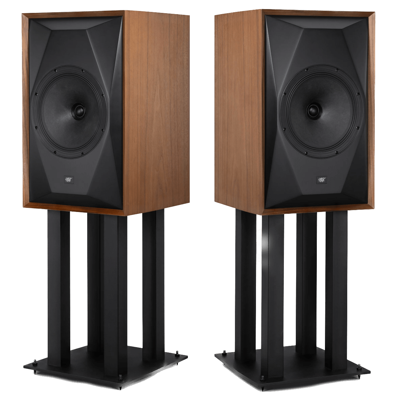 Mobile Fidelity SourcePoint 10 Master Edition Loudspeakers  in Satin Walnut, pair, on SourcePoint 10 stands, sold Separately