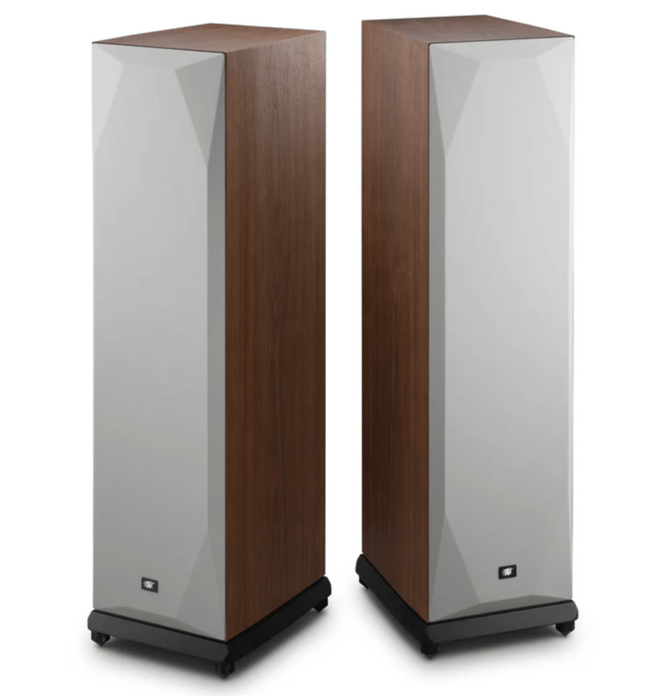 Mobile Fidelity SourcePoint 888 Floorstanding Speakers Pair in walnut with grille.
