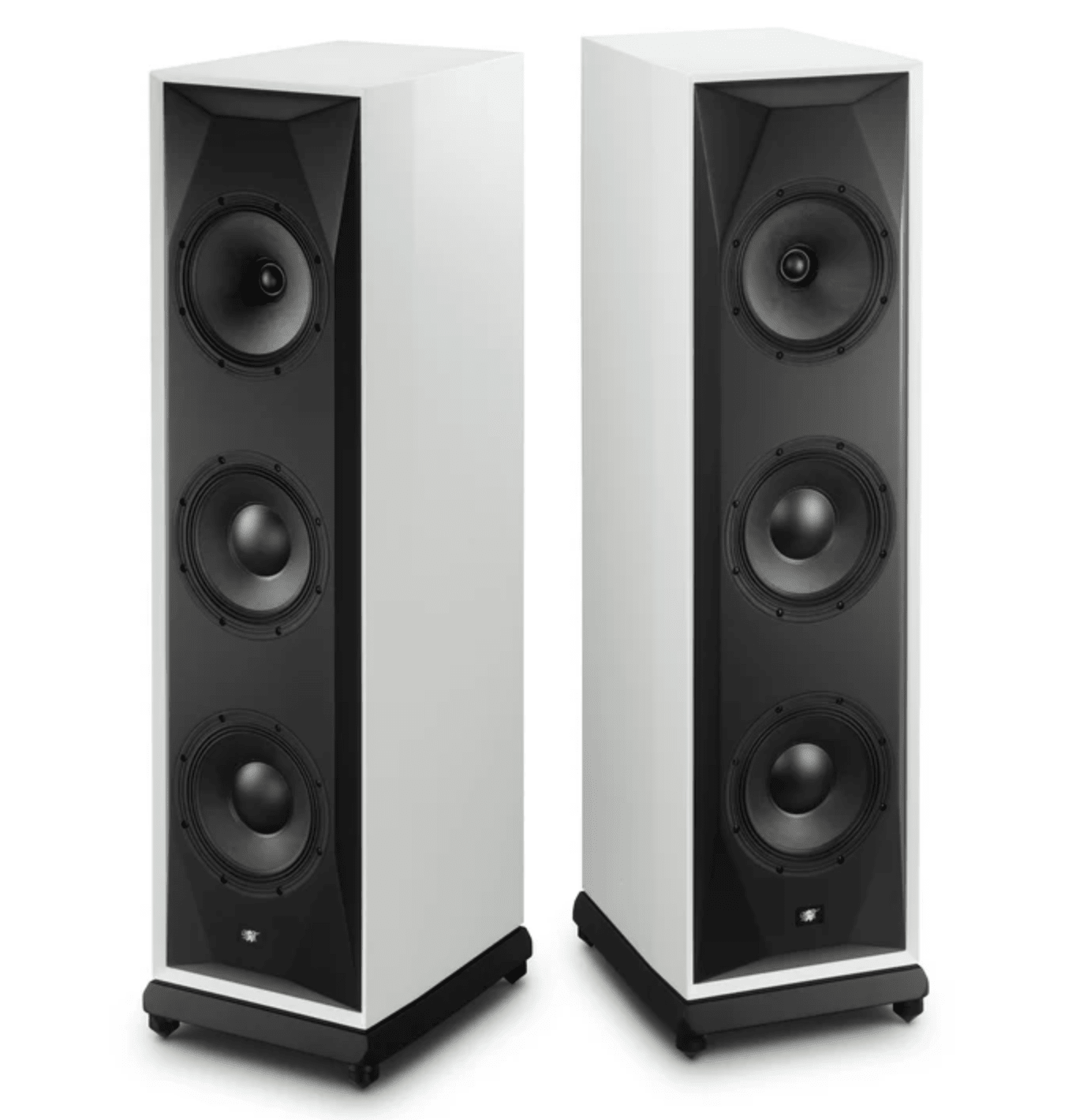 Mobile Fidelity SourcePoint 888 Floorstanding Speakers Pair in white without grille.