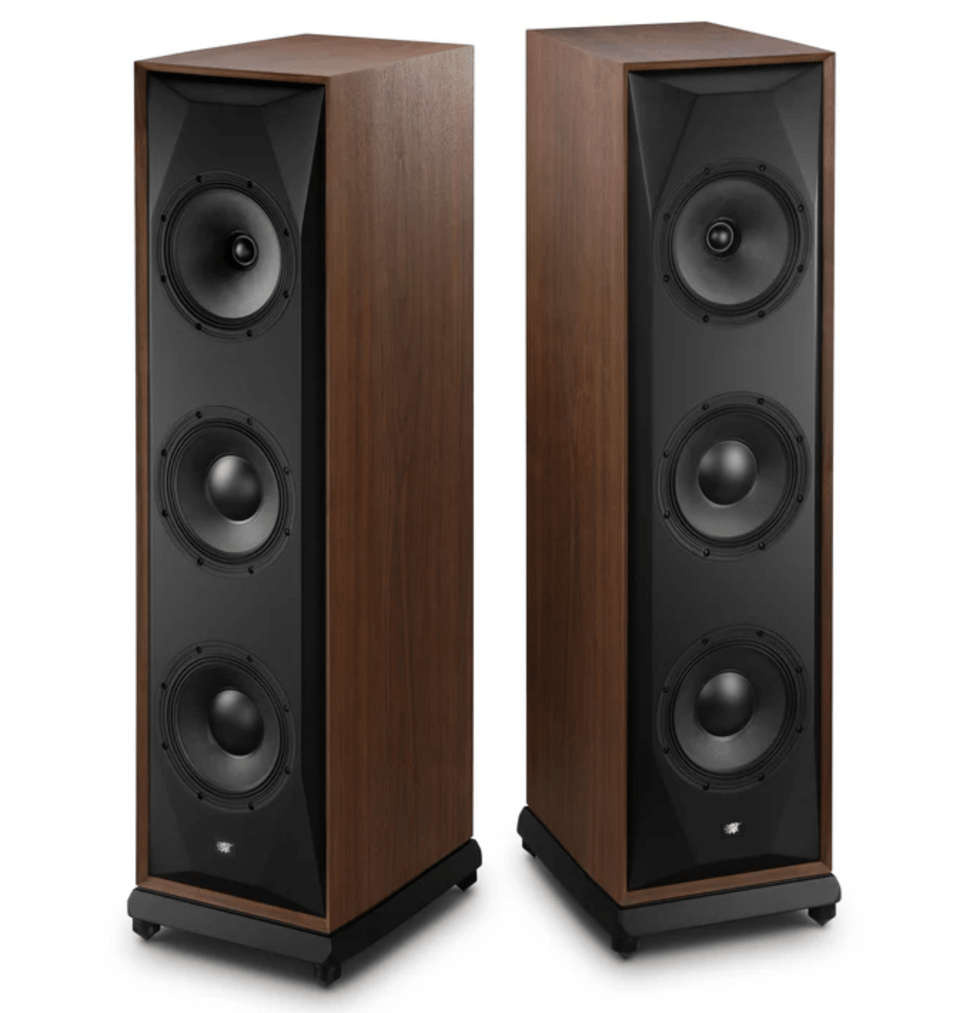 Mobile Fidelity SourcePoint 888 Floorstanding Speakers Pair in walnut without grille.