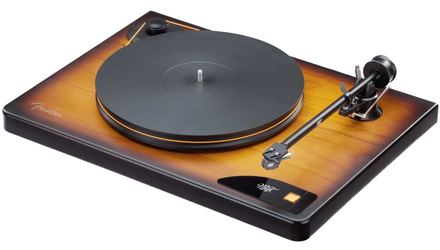 MoFi Electronics American Vintage Turntable, angled left