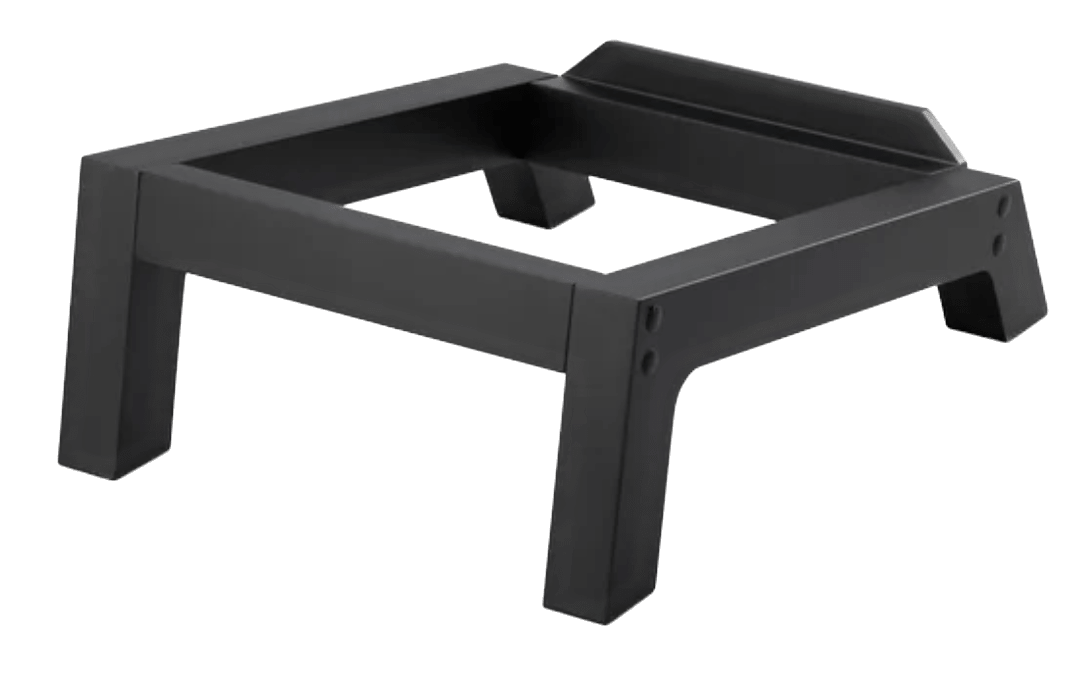 MoFi SourcePoint 10 Low Slung Speaker Stand, individual shown, angled left