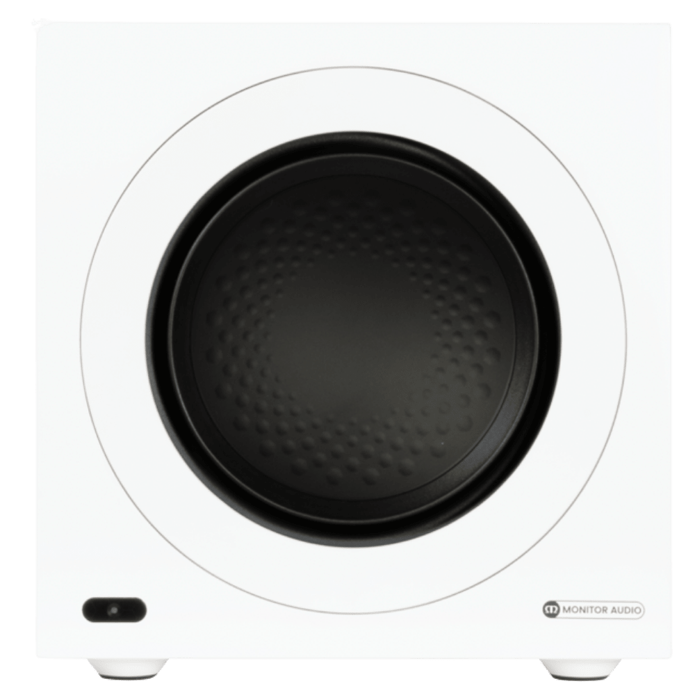 Monitor Audio Anthra W12 Subwoofer in Satin White, front